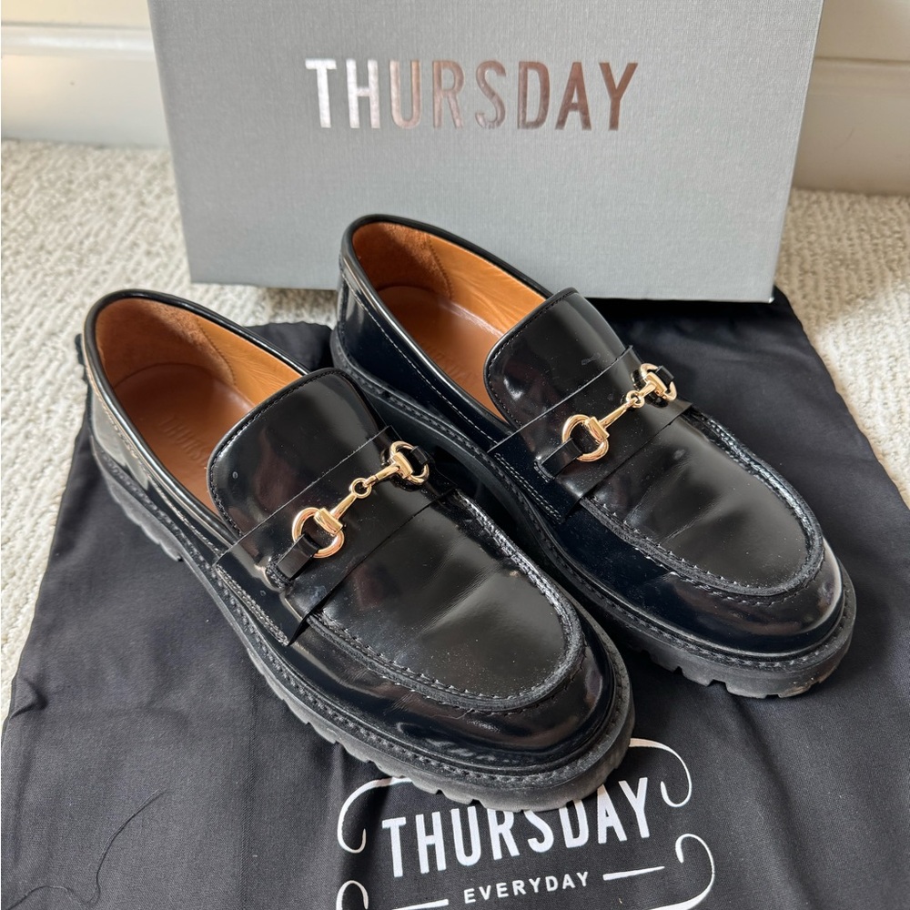Thursday Boot Company Black Penny Platform
